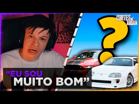 ARUAN REAGE A ADIVINHE O CARRO PELO SOM DE ACELERAÇÃO (FORCEMAN QUIZ) - Cortes do Aruan