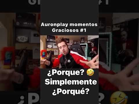 Momentos graciosos de AURONPLAY #shorts #auron