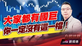 大家都有國巨，你一定沒有這一檔！｜台股攻略｜劉烱德 (圖)
