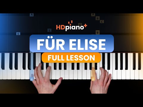 Für Elise Tutorial: Complete Beginner Piano Lesson (2023)