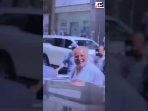 لحظة وصول احمد فؤاد باشا حفيد الملك فاروق لنادي السيارات والرحلات المصري