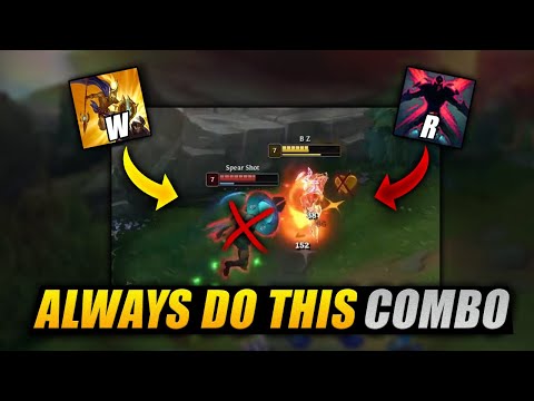 ALWAYS DO THIS COMBO TO WIN (Zed vs Spear Shot Pantheon)
