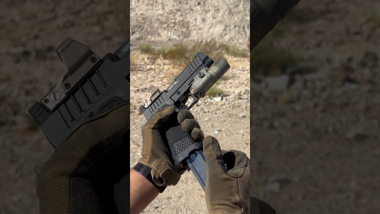 A Configured Staccato P @AridMFG  #9mm #pistol #staccato #gun #viral #shooting #shorts #training