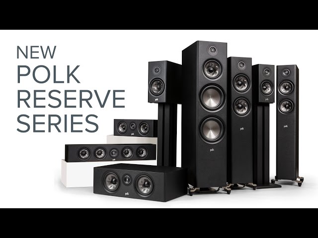 Video of Polk OPEN BOX Audio Reserve R200 Bookshelf Speakers - Pair-Black - Excellent Condition