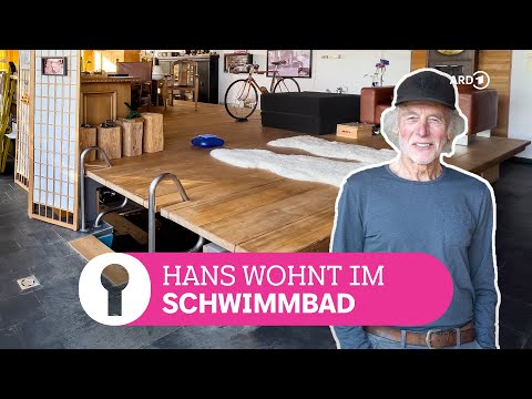 Altes Schwimmbad umgebaut zum Wohnhaus: Wohnen im Pool | ARD Room Tour