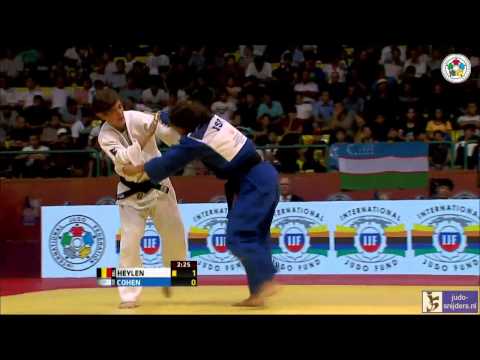 Judo 2013 Grand Prix Tashkent: Heylen (BEL) - Cohen (ISR) [-52kg] final