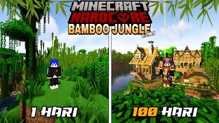Download lagu 100 Hari di Minecraft Hardcore Bamboo Jungle Only mp3