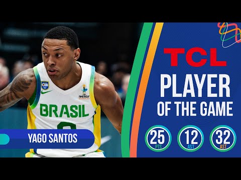 Yago Santos (25 PTS, 12 AST) is a magician! BRA 🇧🇷 stun USA at #AmeriCup 2025 with huge comeback