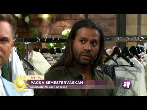 Packa för semestern - "Ta bort en tredjedel" - Nyhetsmorgon (TV4)