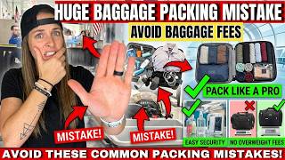 How to Pack Your Luggage for a Flight | Avoid These Huge Packing Mistakes! ✈️