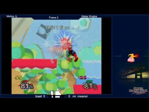 toast vs mr. meaner - Frame 2 Melee Singles