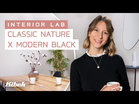 Classic Nature & Modern Black for Hall & Dining Area | Kibek Interior Lab