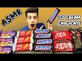 Nutella Snickers KitKat LEXUS Lottus Biscoff Ice Cream MUKBANG ASMR