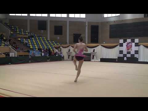 Zerina Tanovic Clubs KRG Arabesque BIH Juniors & Seniors Level A Arad Trophy Rhythmic 21 October 201