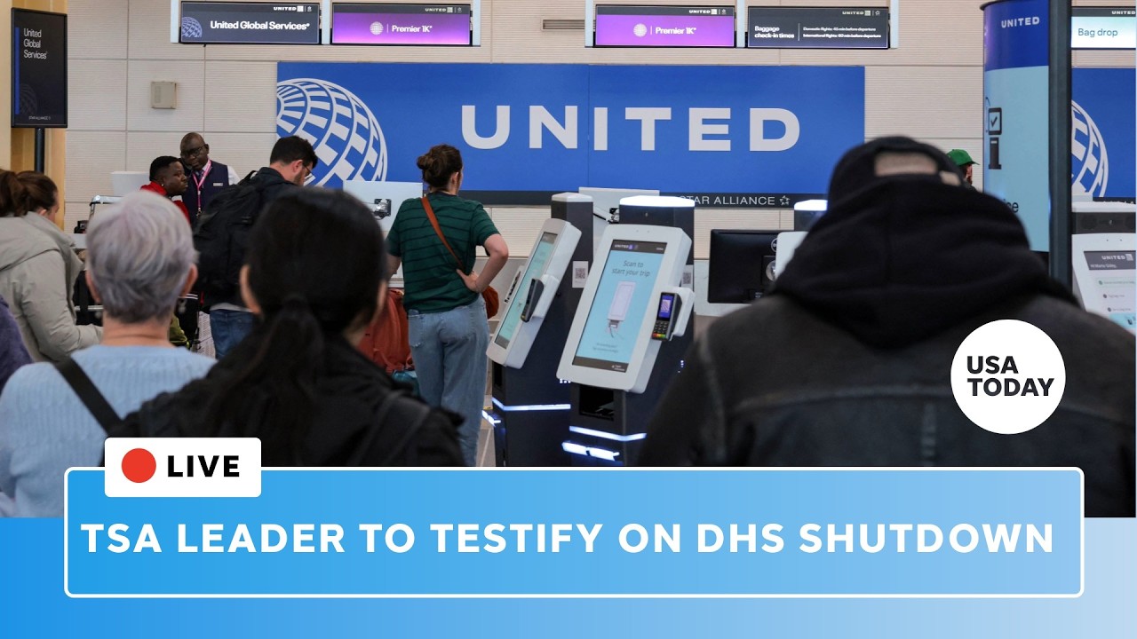 LIVE: TSA head expected to testify at House hearing on effects of DHS shutdown