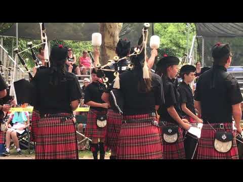 Glendora High School Pipe Band (Grade IV) - Pleasanton Games - Medley - September 3, 2017
