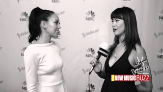 THE VOICE FINALS - AMY VACHEL HOTLINE BLING BACKSTAGE