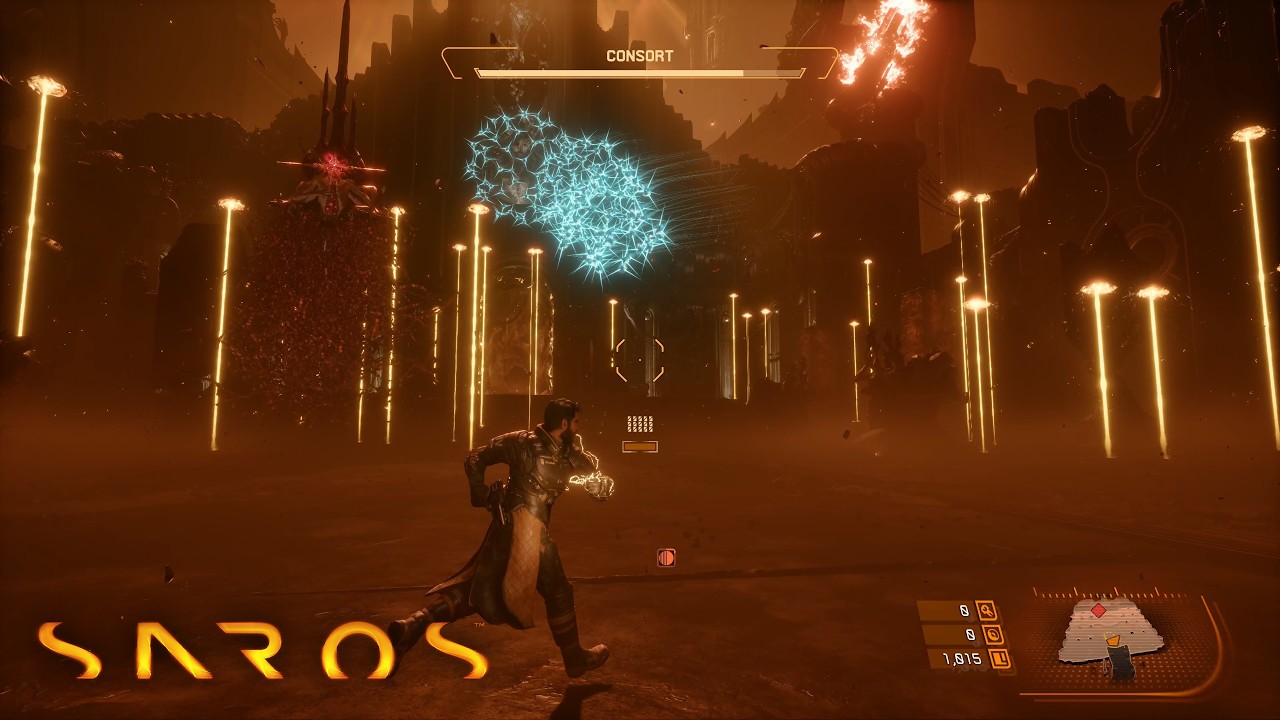 SAROS - Consort Boss Fight (No Damage Taken) [PS5 Pro 4K 60FPS]