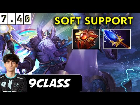 9Class Keeper Of The Light Soft Support - Dota 2 Patch 7.40 Pro Player Full gameplay