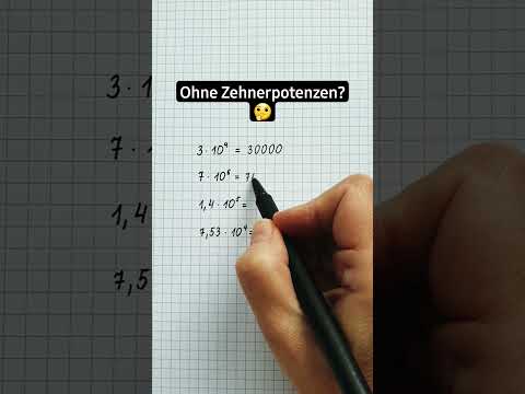 Warum wird es immer vergessen? 🙄🤔 #Zehnerpotenzen #shorts #mathe #endlichkapiert #potenzen
