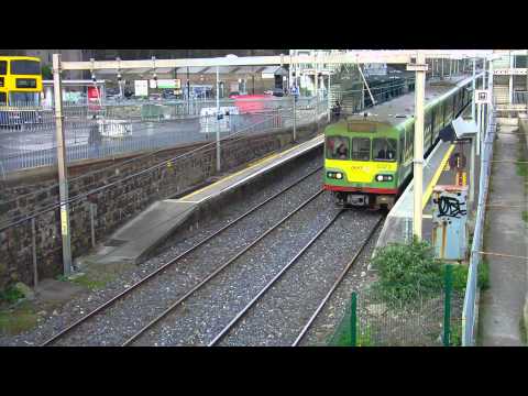 Dart Train number 8323 at Blackrock Station, Dublin