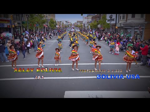 SALAY BOLIVIA USA / UNION CITY NJ USA /DESFILE DE LA HISPANIDAD 2022 (4K)