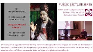 22 September 2015: SAL Public Lecture (John Ashdown-Hill, FSA)