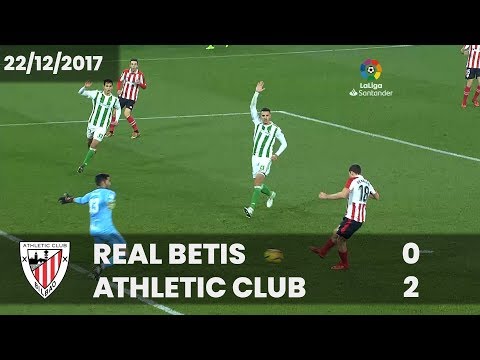 ⚽ FULL MATCH I LaLiga 17/18 I J17.  Real Betis 0 - Athletic Club 2