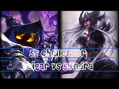 Bjergsen as Veigar vs Syndra Mid S5 Preseason Ranked Challenger Highlights #12