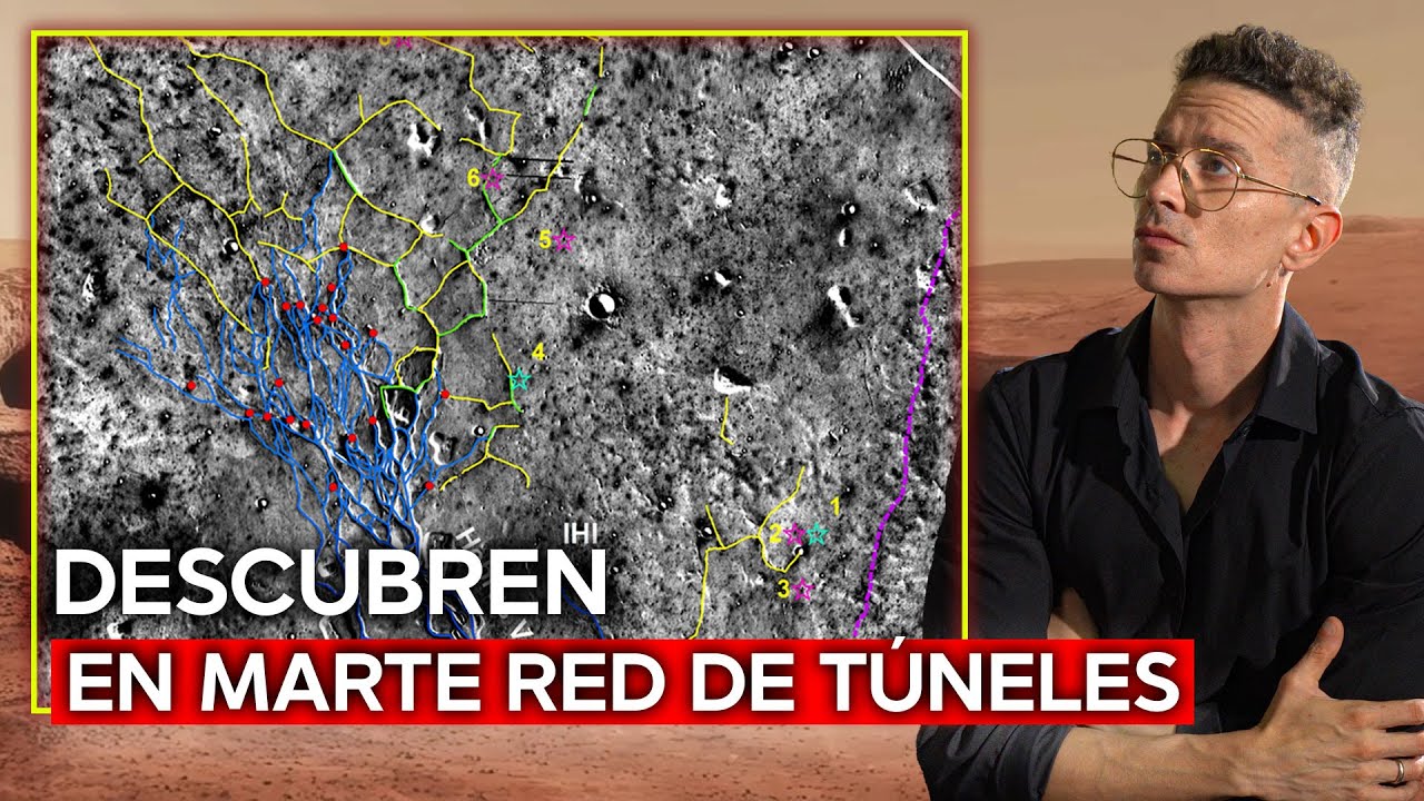 DESCUBREN EN MARTE GIGANTESCA RED DE TÚNELES