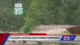 Southern Vermont flood coverage - FOX44 News at 10, July 10, 2023