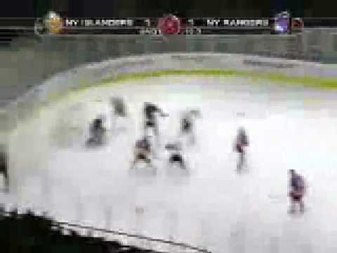 Kyle Okposo Goal # 4 12-29-08 New York Islanders @ New York Rangers