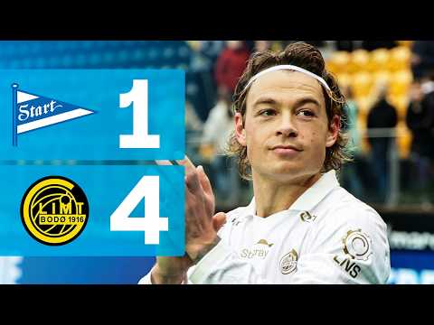 Start IK Idretts Klubben Kristiansand 1-4 FK Fotball Klubben Bodø Glimt