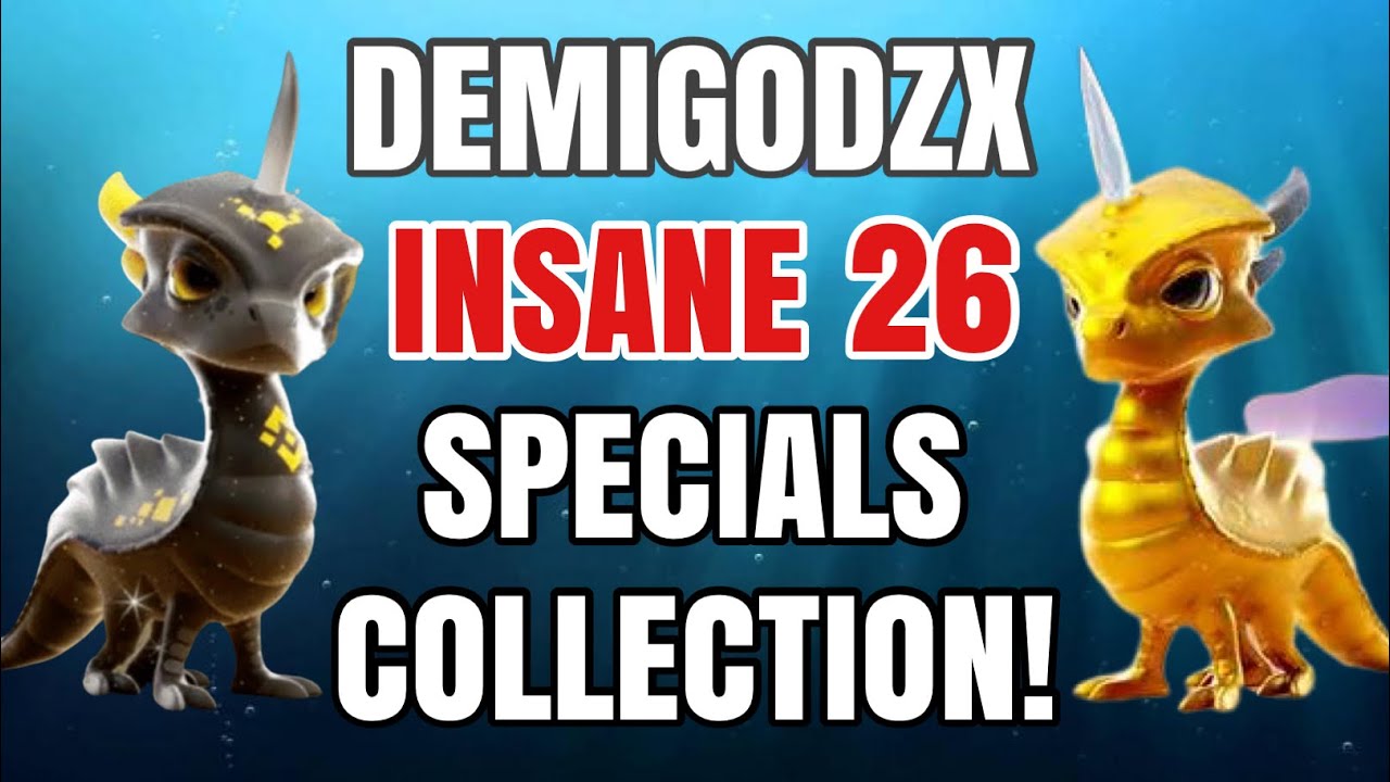 POLYCHAIN MONSTERS INSANE SPECIALS COLLECTION - DEMIGODZX!