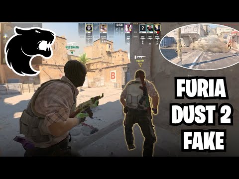 FURIA’s 200 IQ Dust 2 Long Fake That Wins Free B Rounds