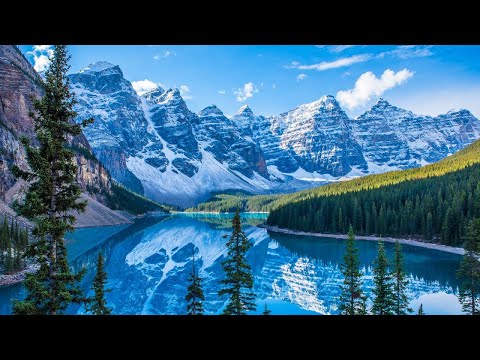 Relaxing Beautiful Music, Peaceful Instrumental Music in video in 4k, "Canadian Rockys" by Tim Janis