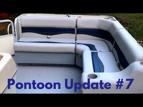 Pontoon Update #7 Installing new pontoon seats!!