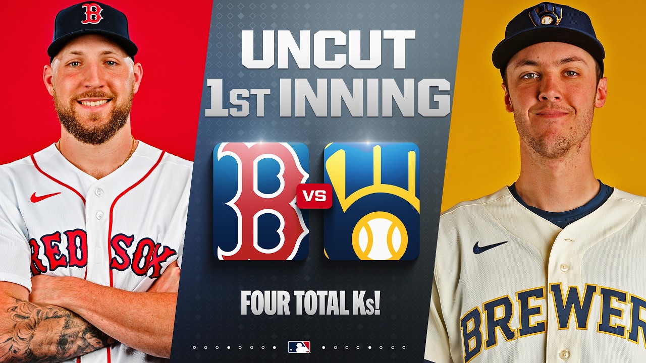 FULL FIRST INNING: Pitchers’ duel in Boston? 👀 Garrett Crochet vs. Jacob Misiorowski 😤