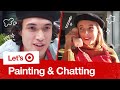 Emma Chamberlain Charles Melton Paint Together