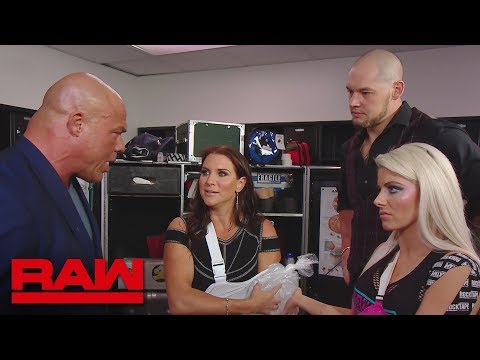 Stephanie McMahon Gives Kurt Angle Time Off, Names Constable Corbin Acting Raw General Manager
