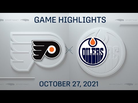 NHL Highlights | Flyers vs. Oilers - Oct. 27, 2021