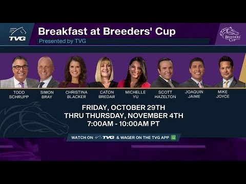Breakfast at the Breeders' Cup LIVE from Del Mar Thoroughbred Club