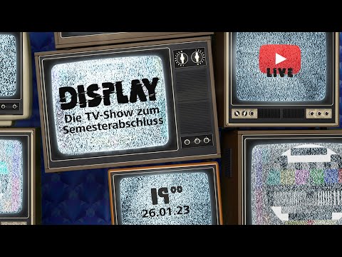 Trailer zur TV-Sendung "DISPLAY"
