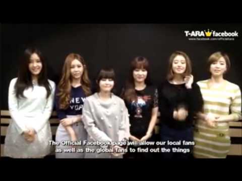 T-ara Official Facebook Page Open Greeting Video 140311