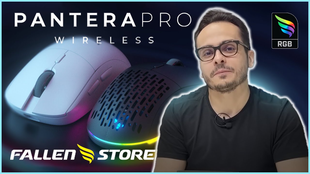 NOVO MOUSE WIRELESS DO FALLEN - PANTERA PRO