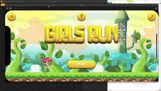 Girls Run Game Template video preview