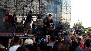 Motley Crue - Nikki Sixx in crowd, Outlaw Jam 7/30/11 Frederick MD