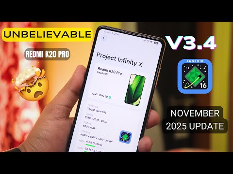 🚀 K20 Pro: BEST Android 16 ROM? InfinityX v3.4 Review 💯