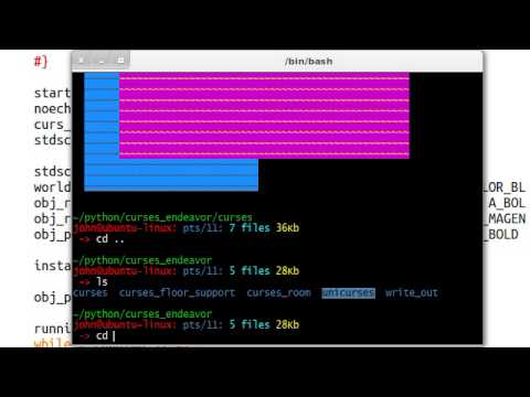 Python curses 00 Installing Unicurses on Windows