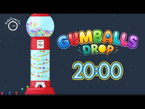 20 Min Gumball Machine Countdown Fun Visual Timer For Kids